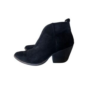 Coconuts Matisse Miranda Womens 7 Suede V Cut Ankle Booties Block Heel Wimsigoth